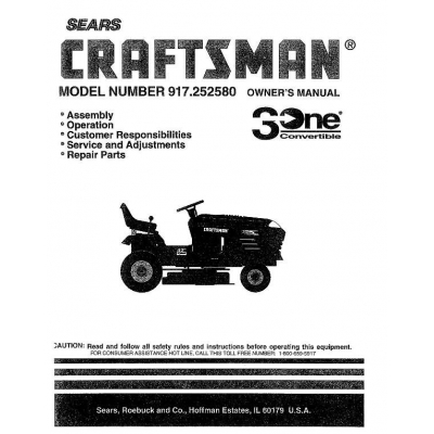 Sears craftsman owners manuals online